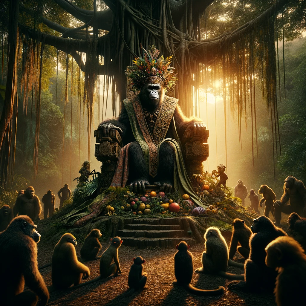 The Apes and The Two Travellers