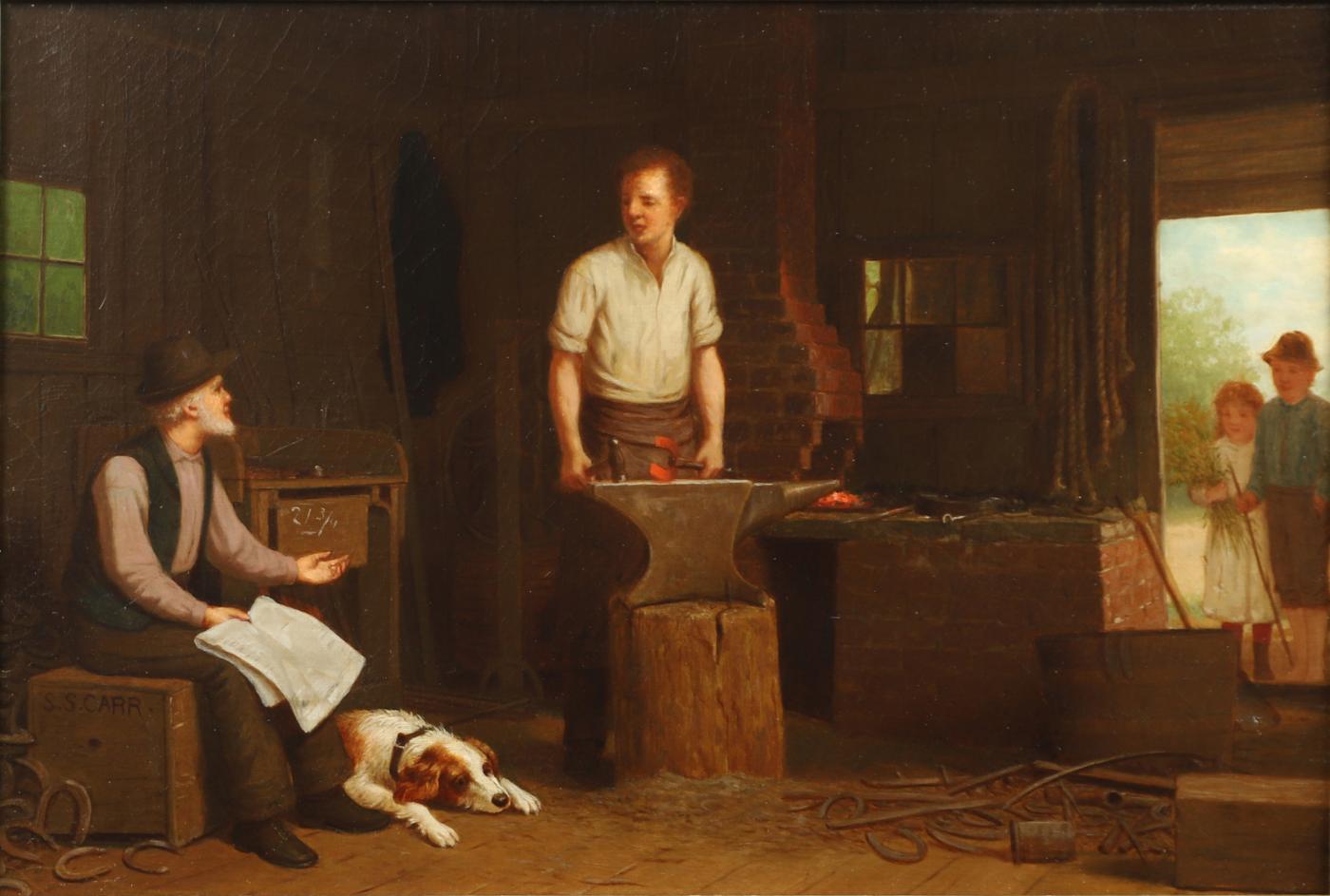 The Blacksmith and His Dog