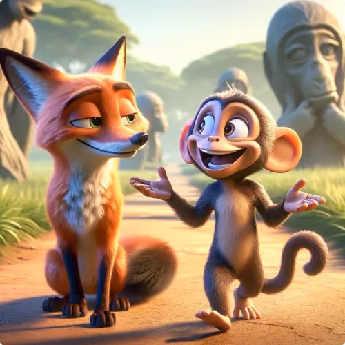 The Fox and The Monkey
